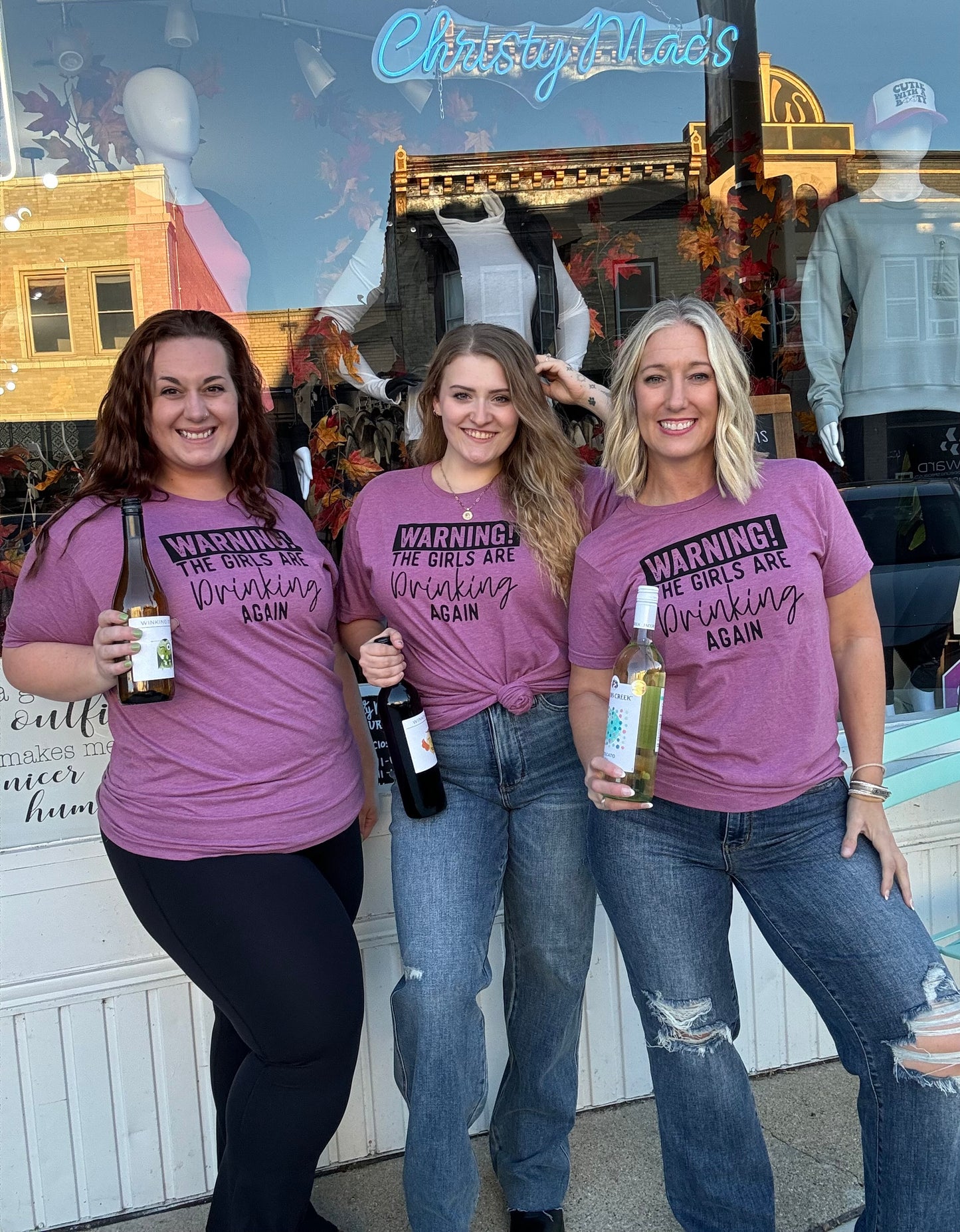 Warning! The Girls Are Drinking Again! Graphic Tee