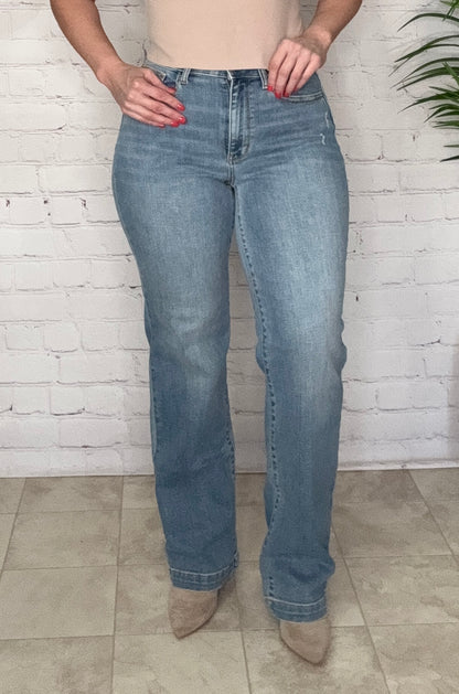 Judy Blue Hi Waist Trouser Straight Fit