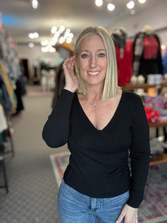 Deep V-Neck Sexy Sweater