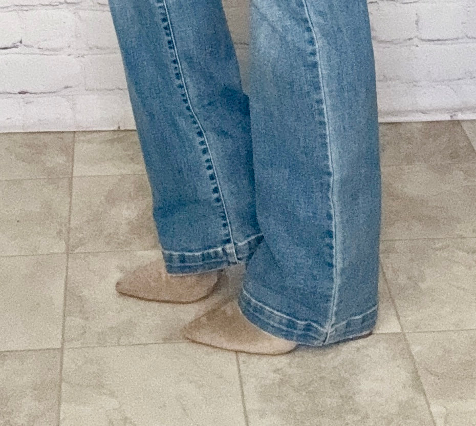 Judy Blue Hi Waist Trouser Straight Fit