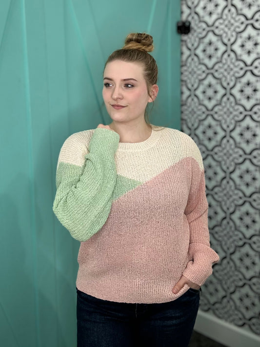 Color Block Sweater