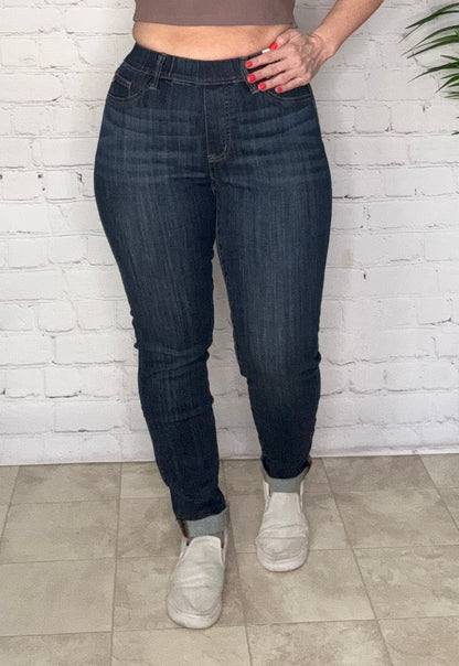 Judy Blue Pull On Double Cuff Slim