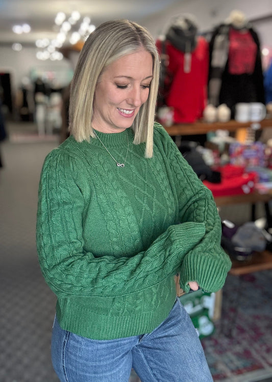 Soft Cable Knit Sweater