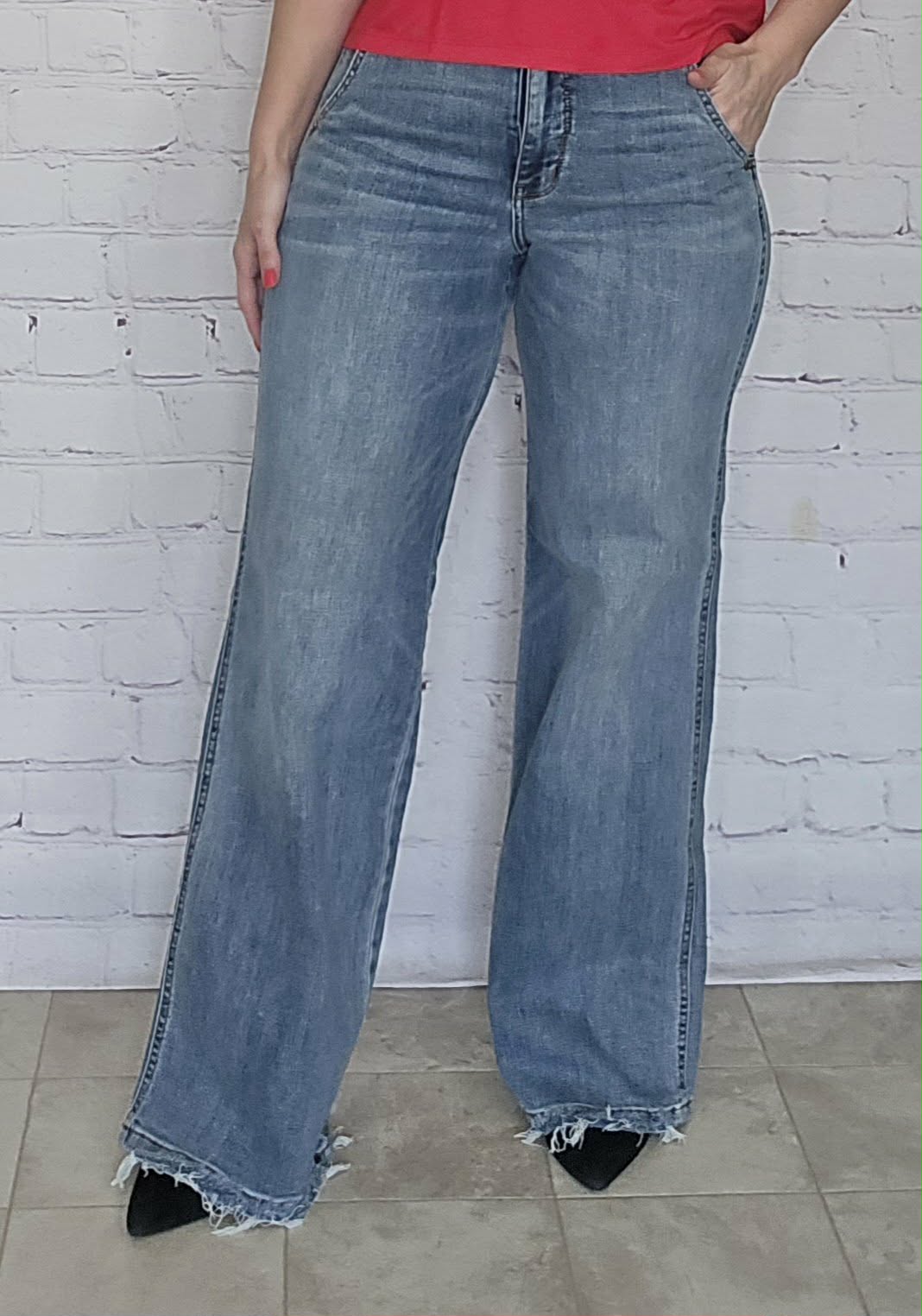 Judy Blue Hi Rise Retro Wide