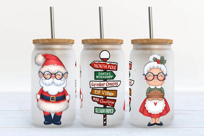 Christmas Glass Tumblers