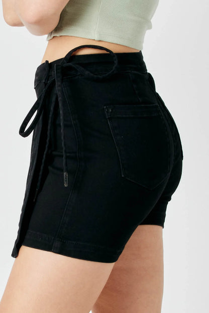Judy Blue Black Denim Skort