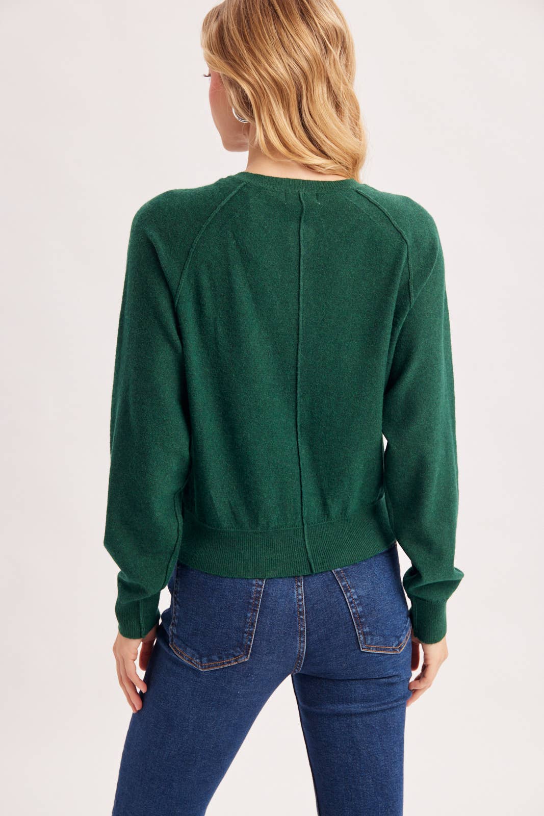Half-Button Knit Sweater