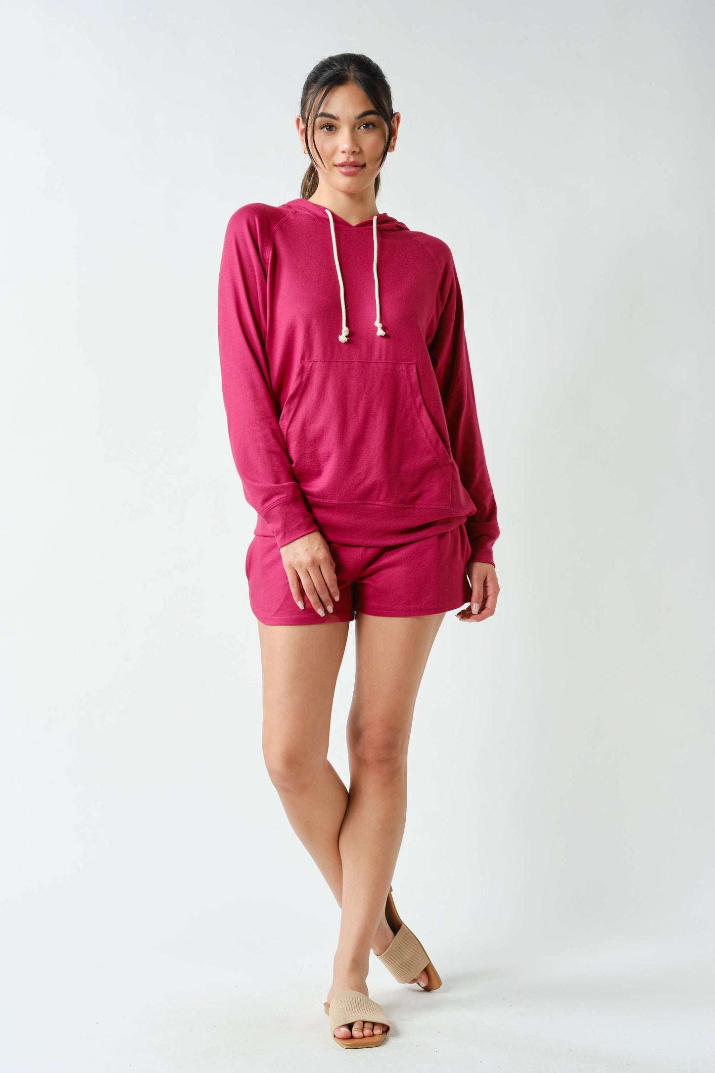 Brushed Hacci Lounge Hoodie
