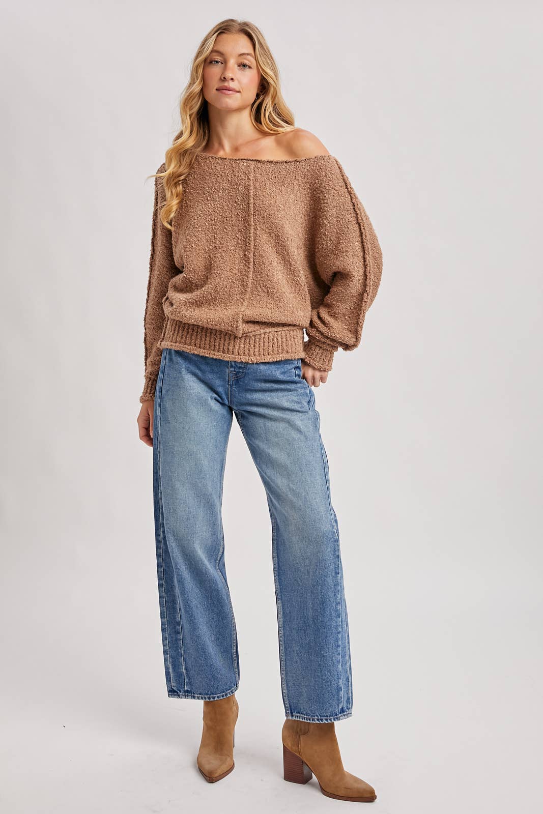 Oversized Plush Knit Sweater