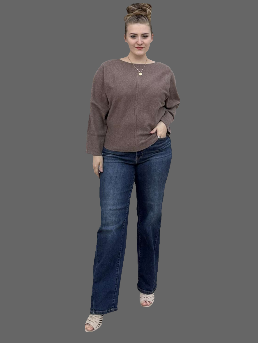 Reg/Plus Judy Blue "Side Seam Detail" Straight