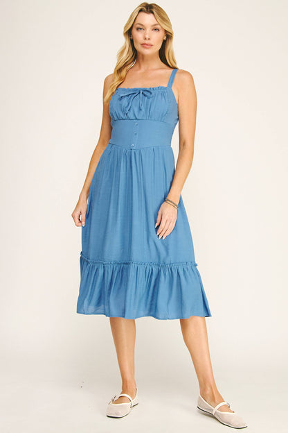 Ruffle Midi Dress