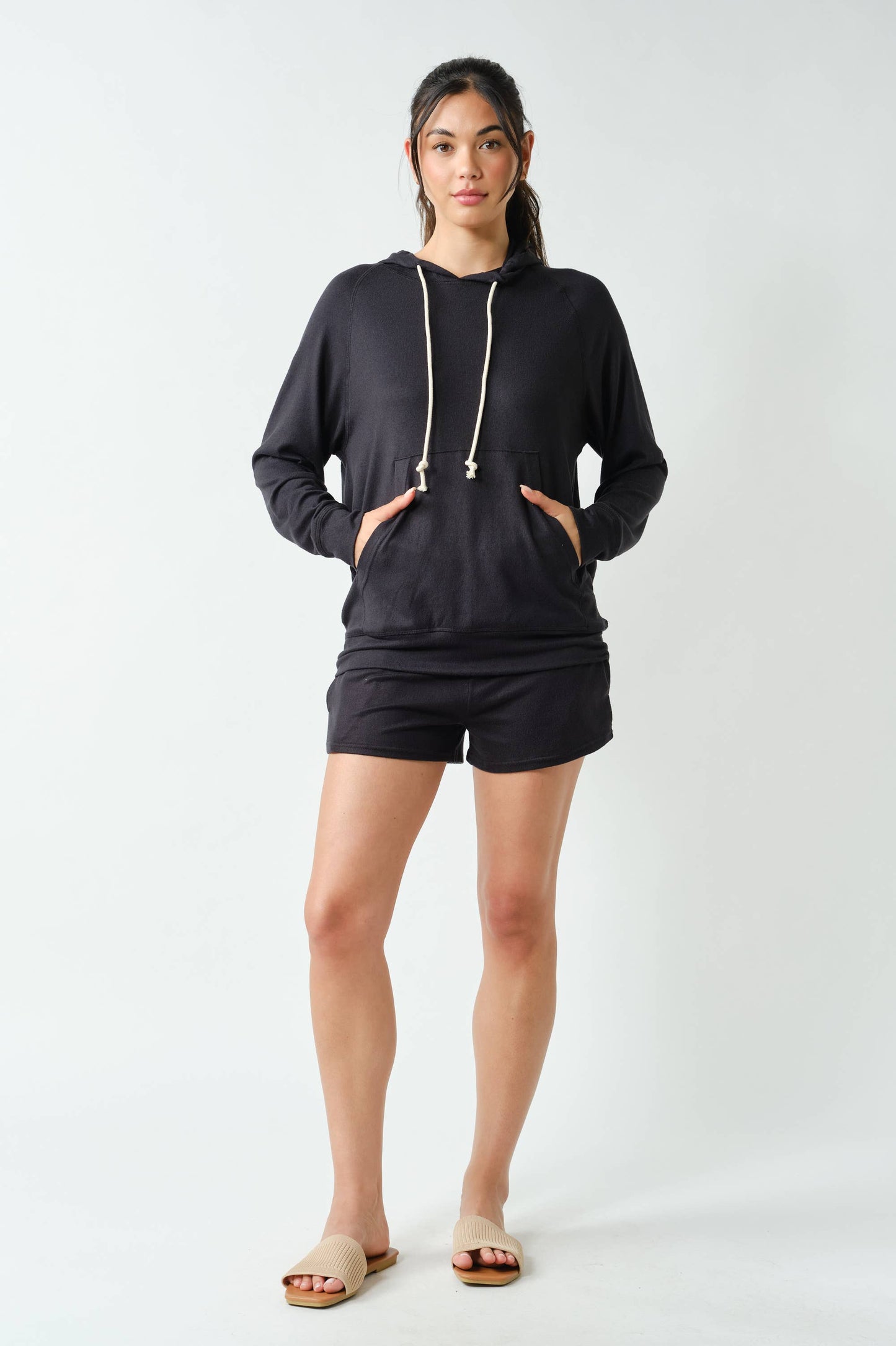 Brushed Hacci Lounge Hoodie
