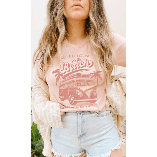 Retro -Life is Better at the Beach Graphic