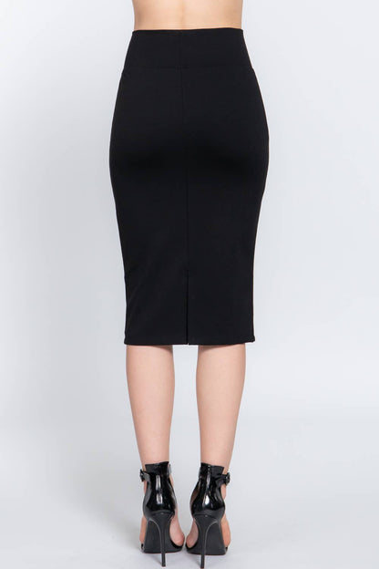 Ponte Midi Skirt