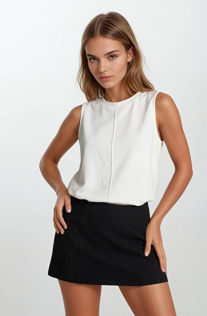 Soft Brushed Sleeveless Top