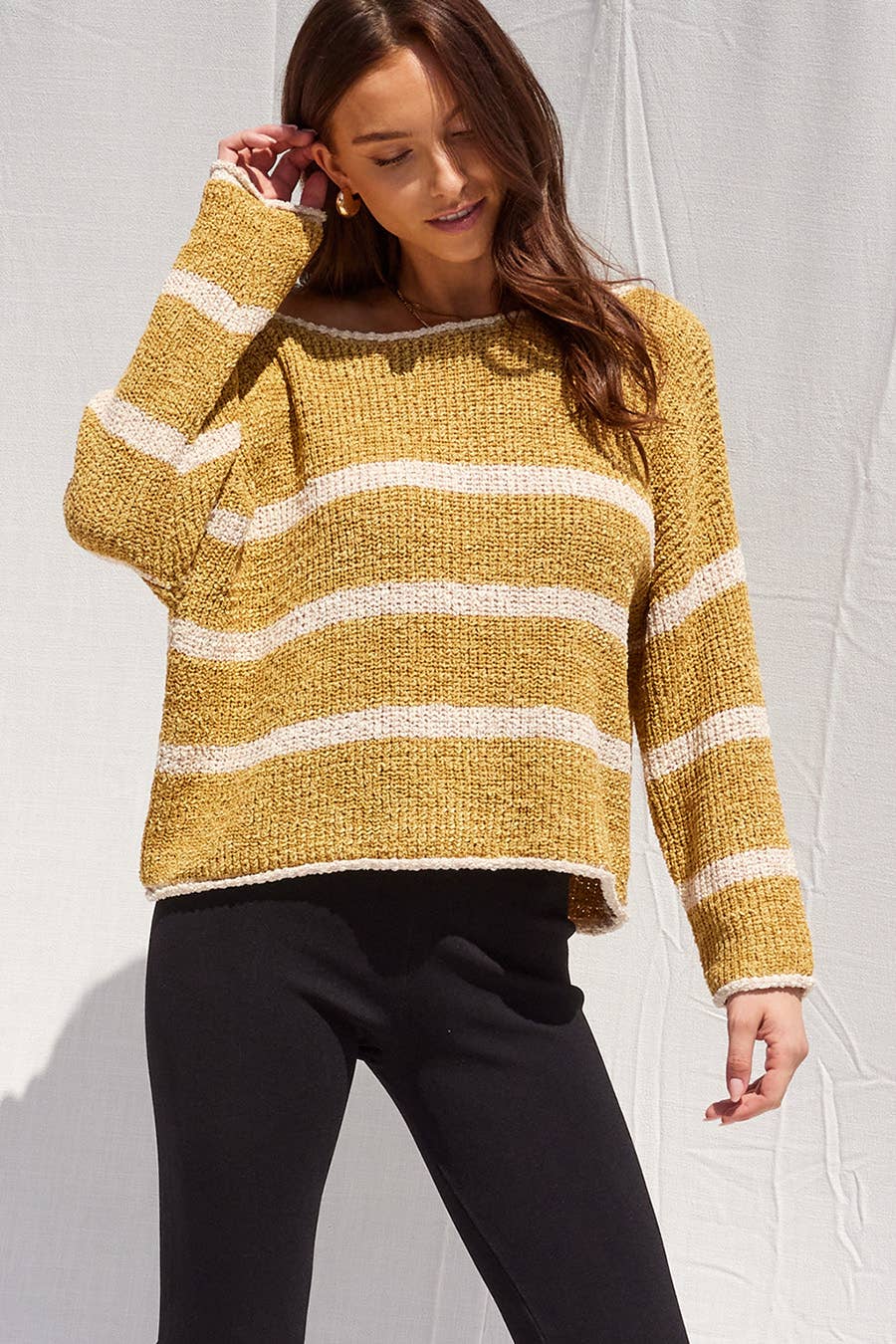 Striped Lightweight Sweater