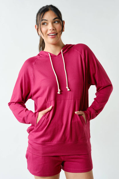 Brushed Hacci Lounge Hoodie
