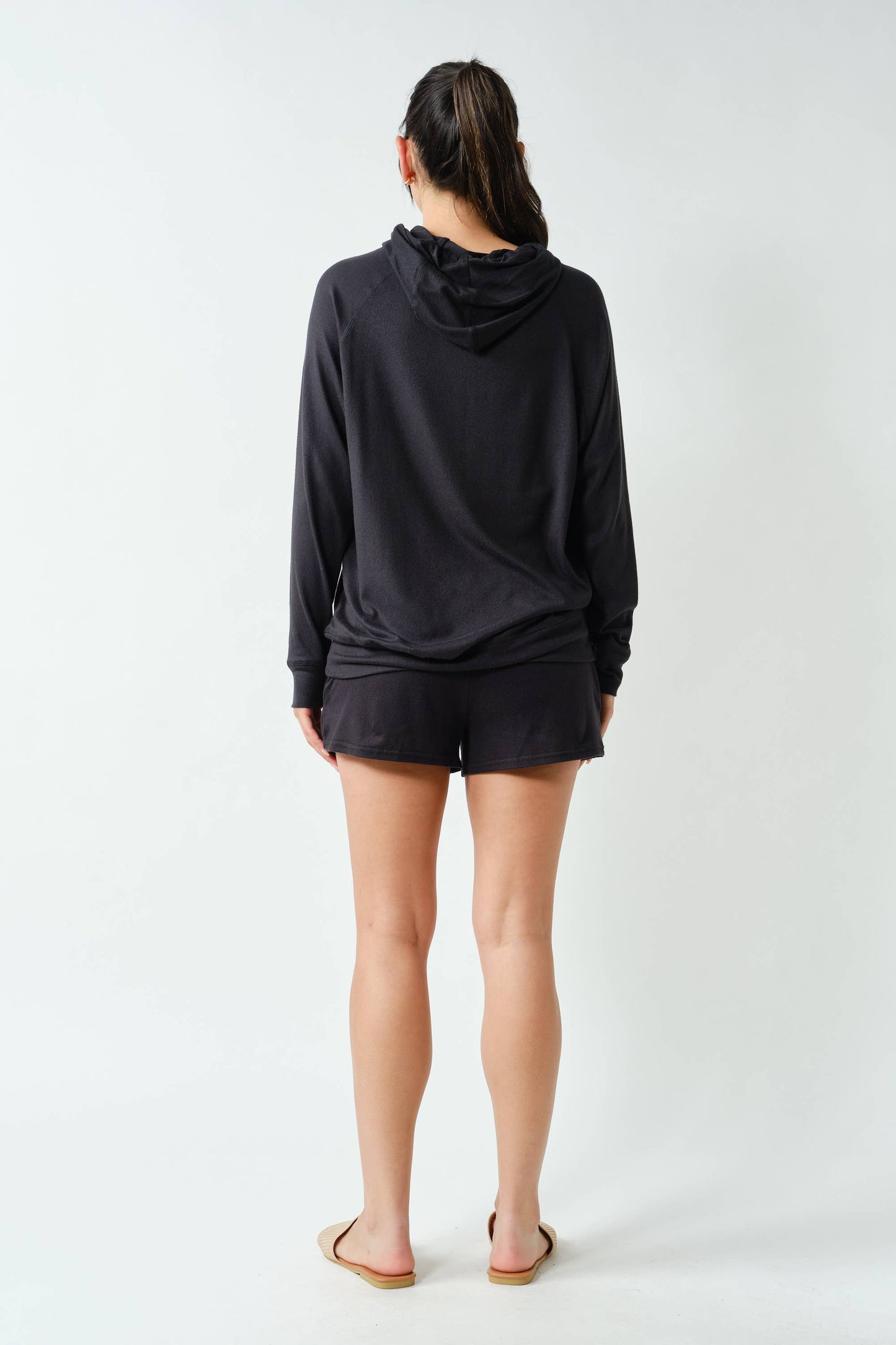 Brushed Hacci Lounge Hoodie