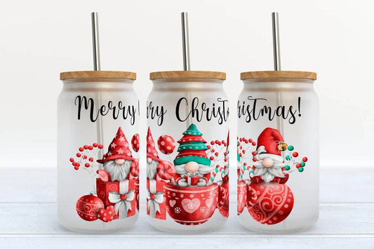 Christmas Glass Tumblers