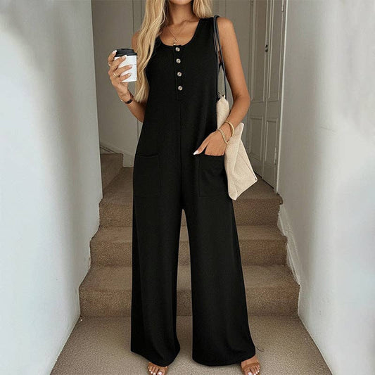 Casual Loose Strap Jumpsuit