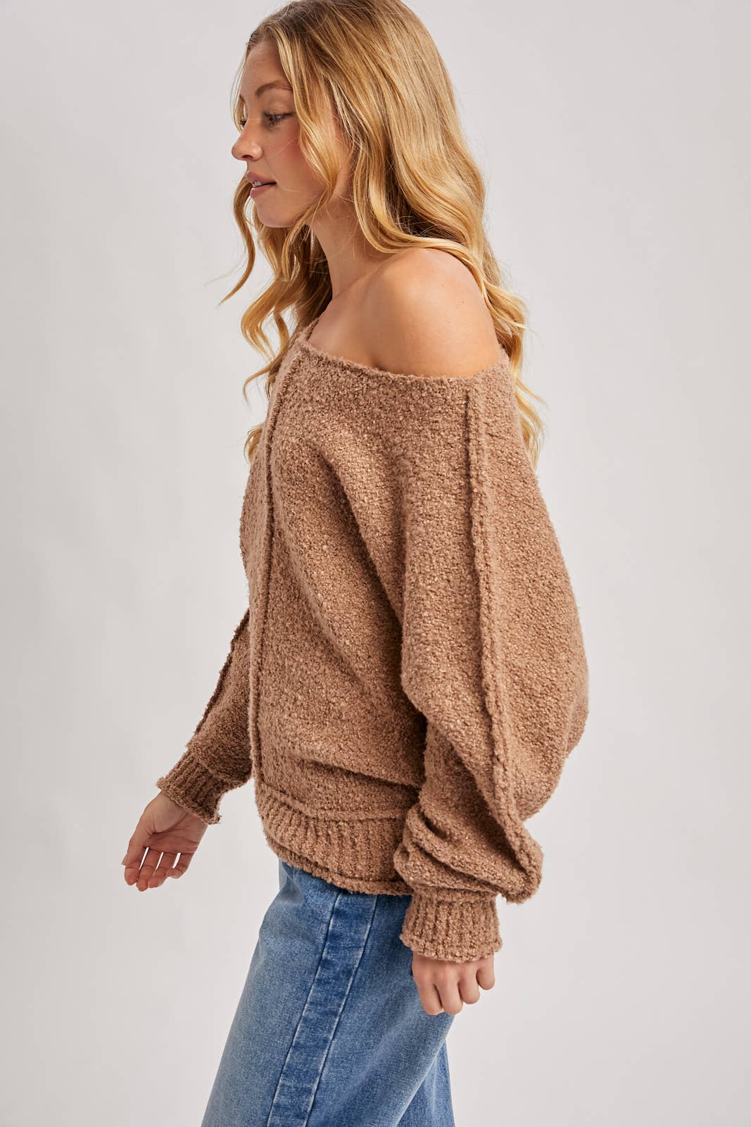Oversized Plush Knit Sweater