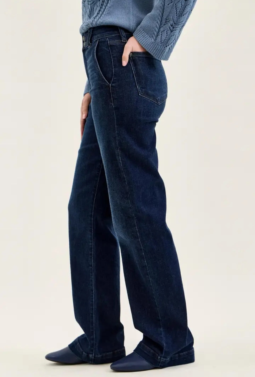 Judy Blue "Sexy" Wide Leg Trouser