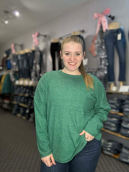 Brushed Ribbed Sweater