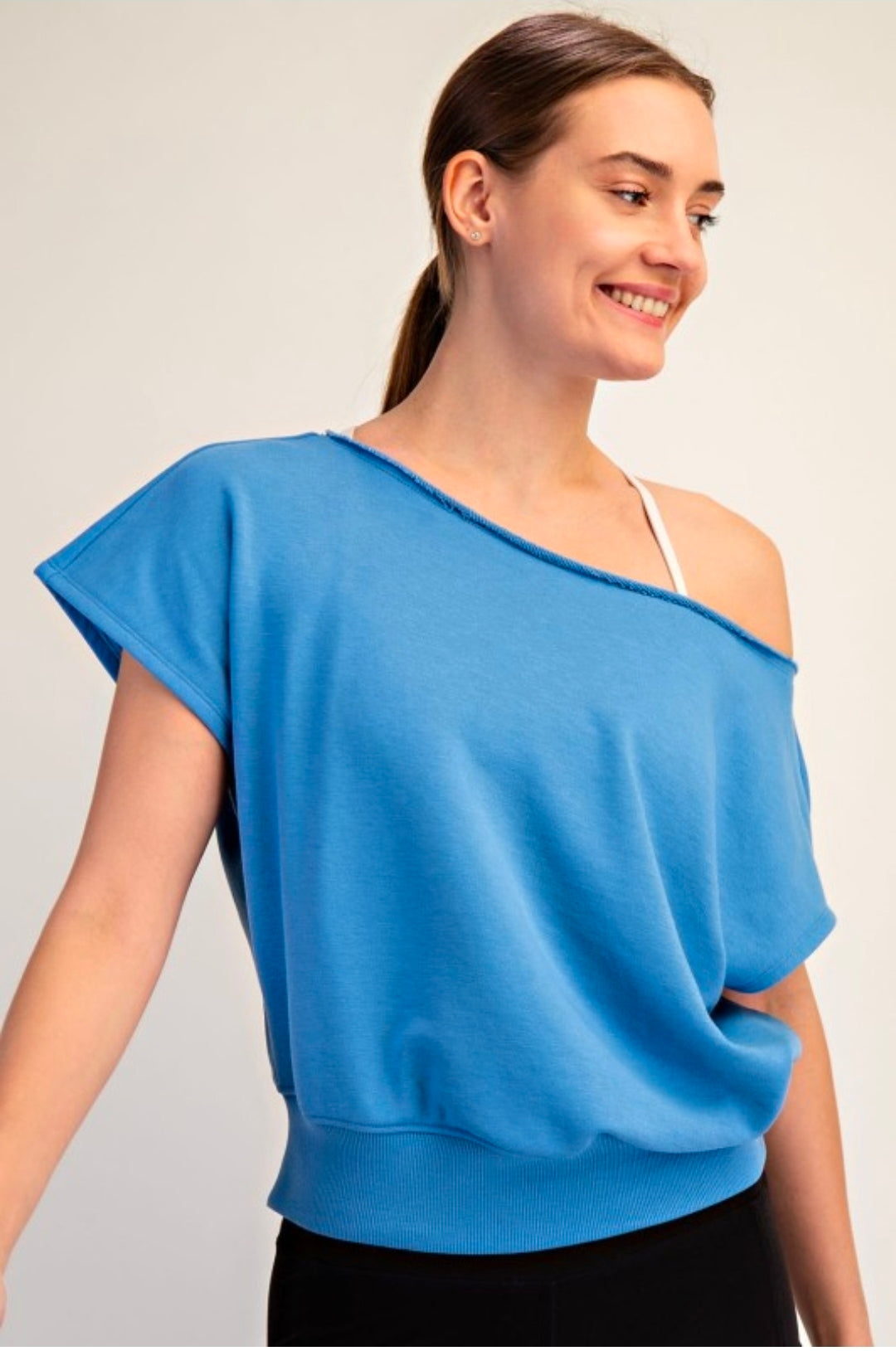 French Terry Off The Shoulder