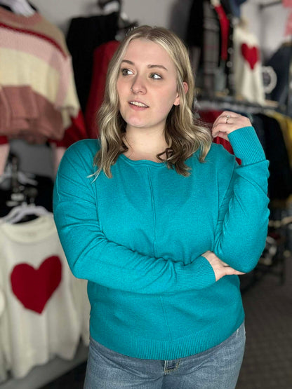 Gorgeous Front Seam Soft Sweater