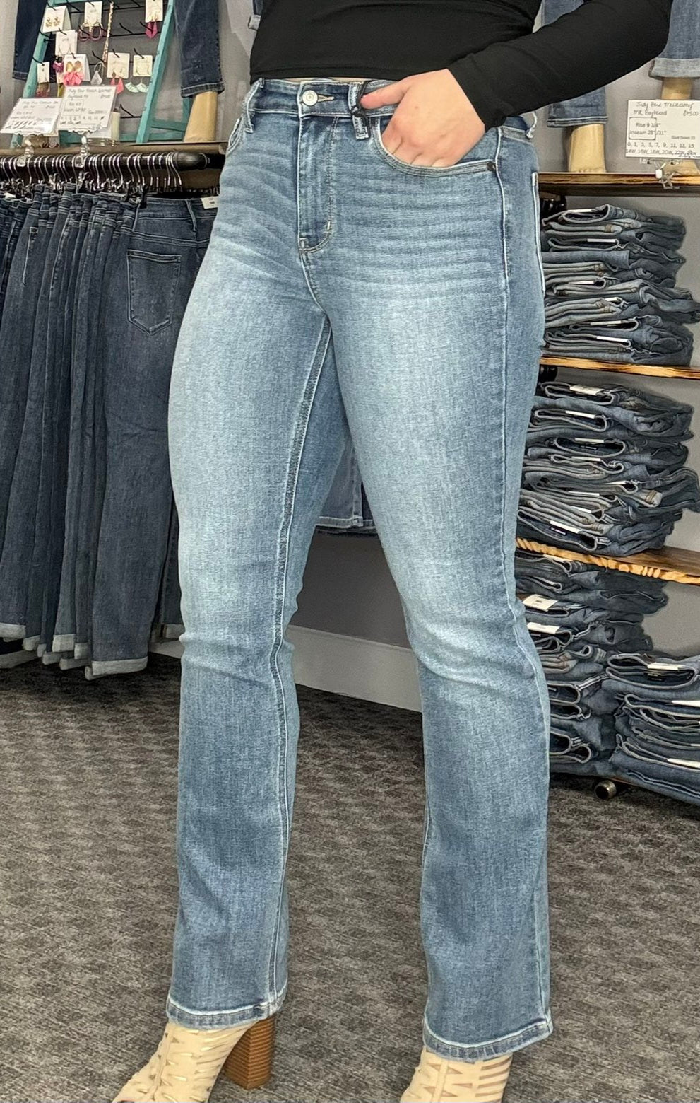 Reg/Plus Highrise "Iconic" Bootcut