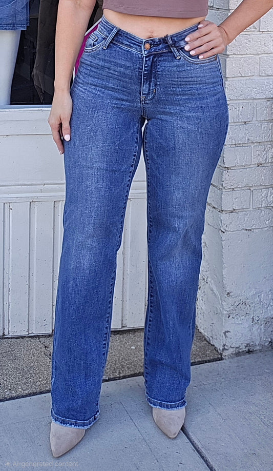 Reg/Plus HW V-Front "Vintage Wash" Straight