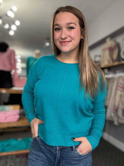 Gorgeous Front Seam Soft Sweater