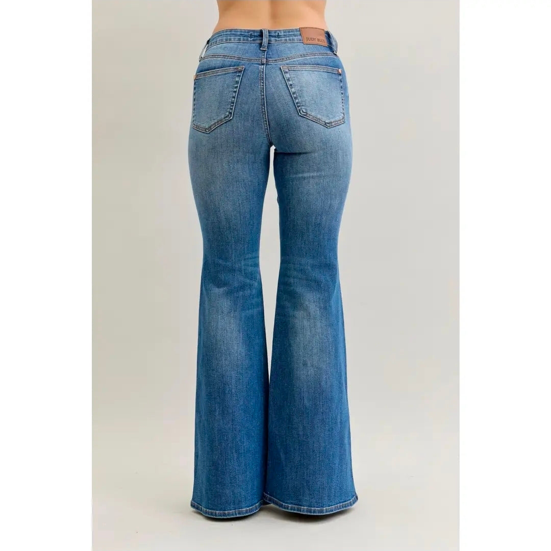 Judy Blue Alaina Double Seam Flare