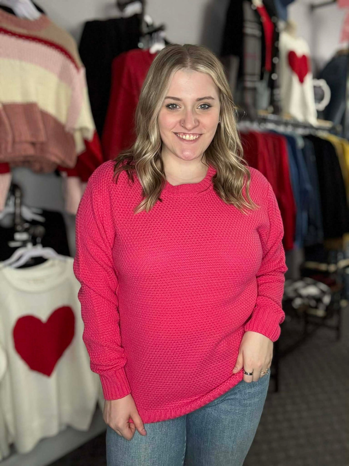 Softest Pretty Pink Sweater