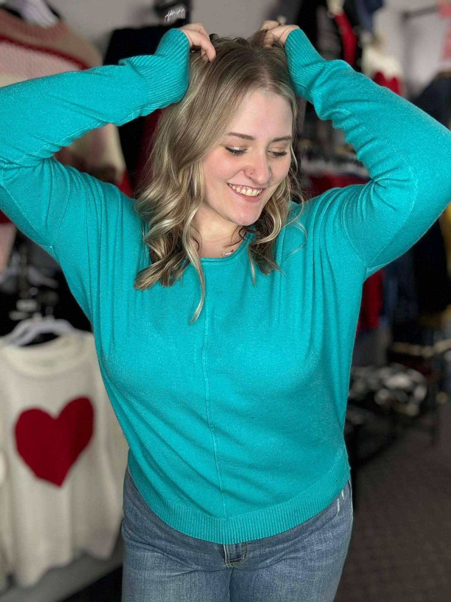 Gorgeous Front Seam Soft Sweater