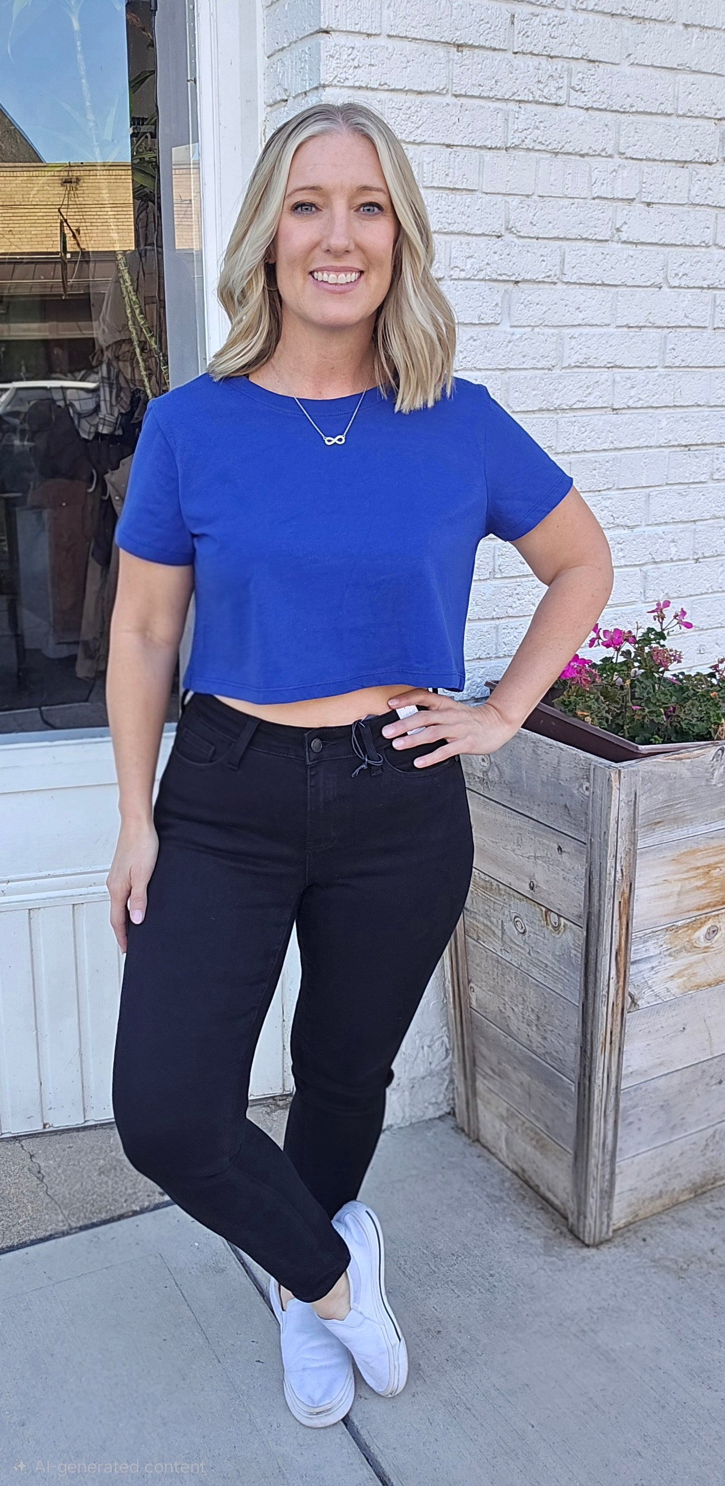 Reg/Plus Judy Blue Mid-Rise "Midnight Black" Slim Fit Black