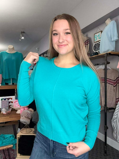 Gorgeous Front Seam Soft Sweater