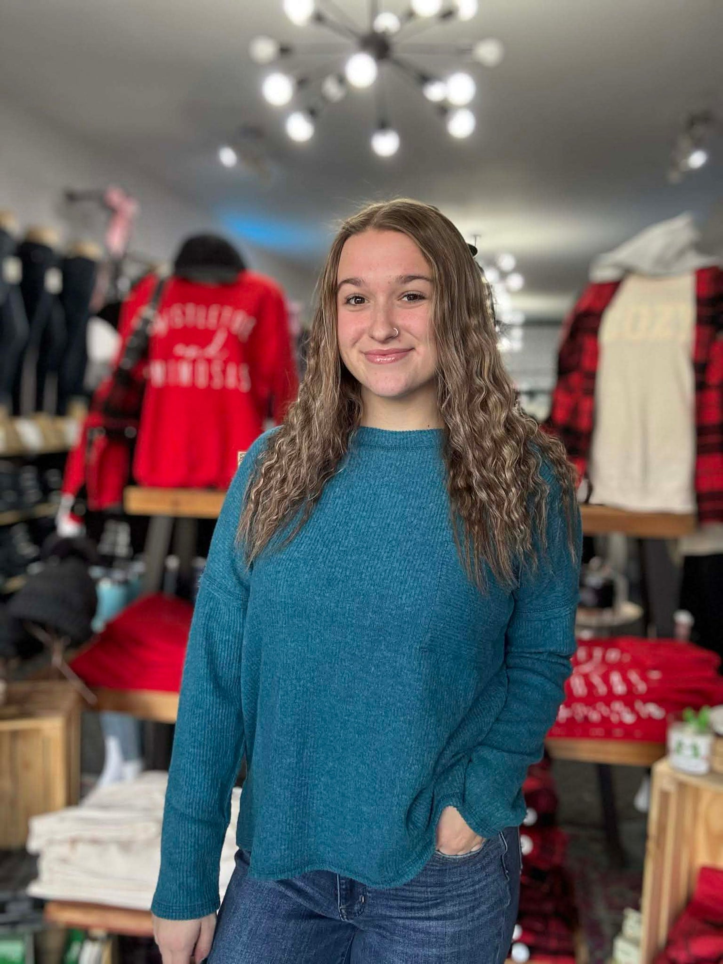 Brushed Ribbed Sweater