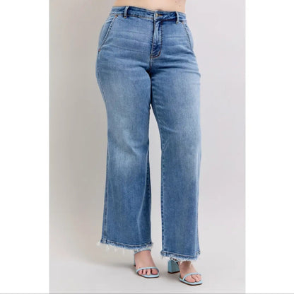 Judy Blue Hi Rise Retro Wide