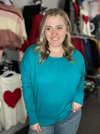 Gorgeous Front Seam Soft Sweater