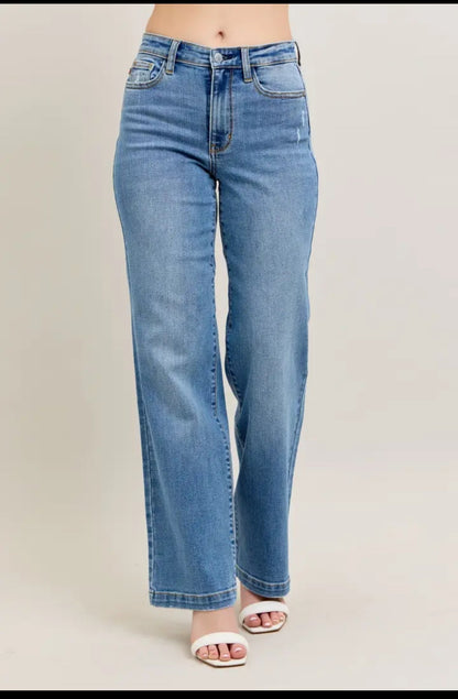 Judy Blue Hi-Waist Trouser Straight Fit