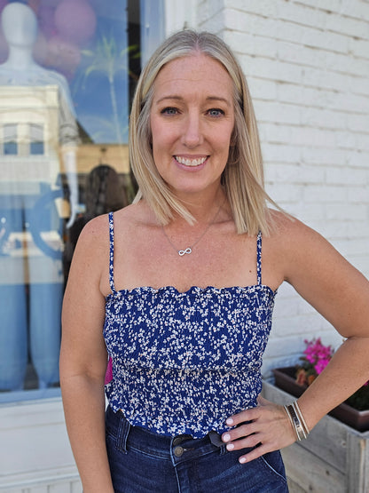Smocked Cami Top