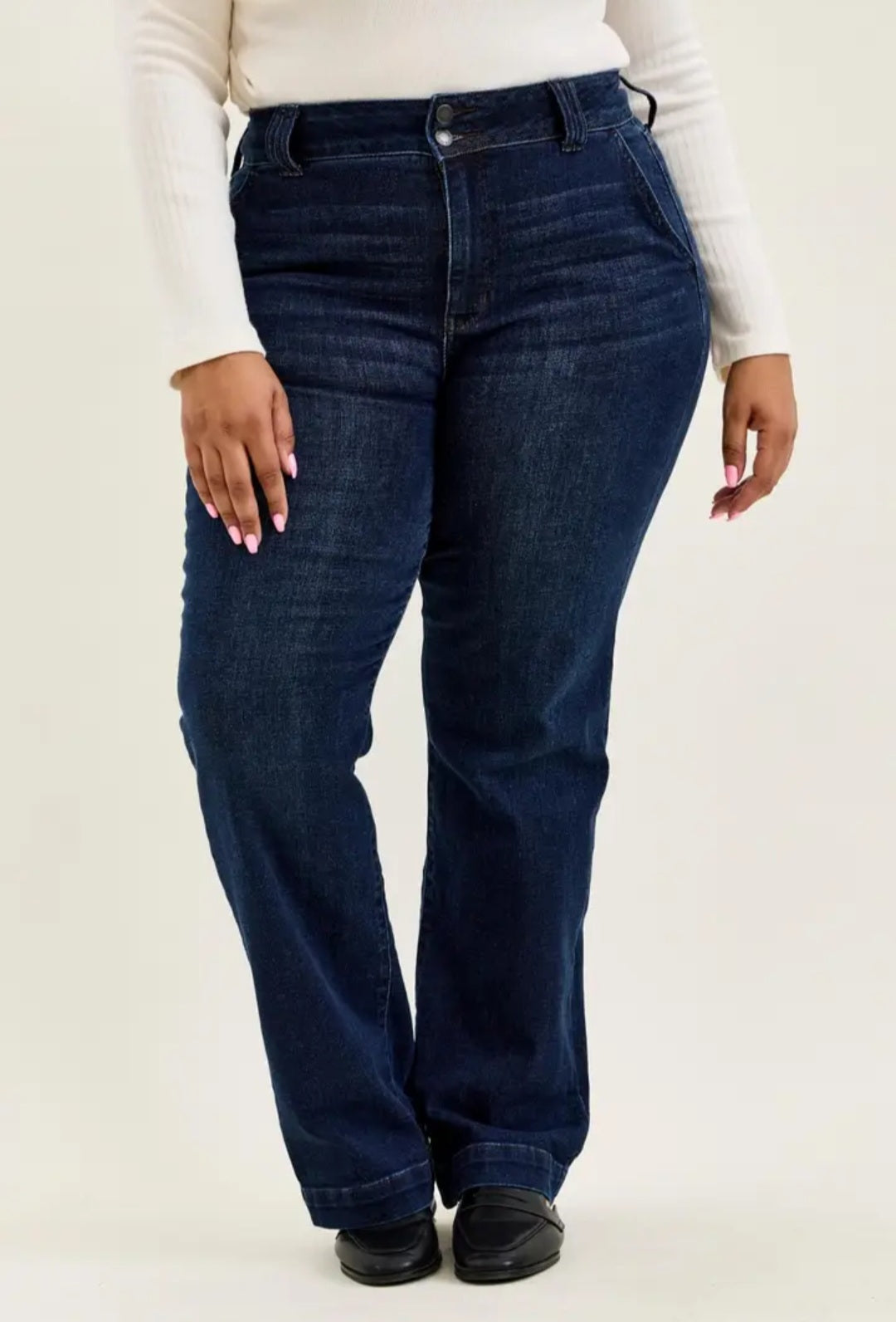 Judy Blue "Sexy" Wide Leg Trouser