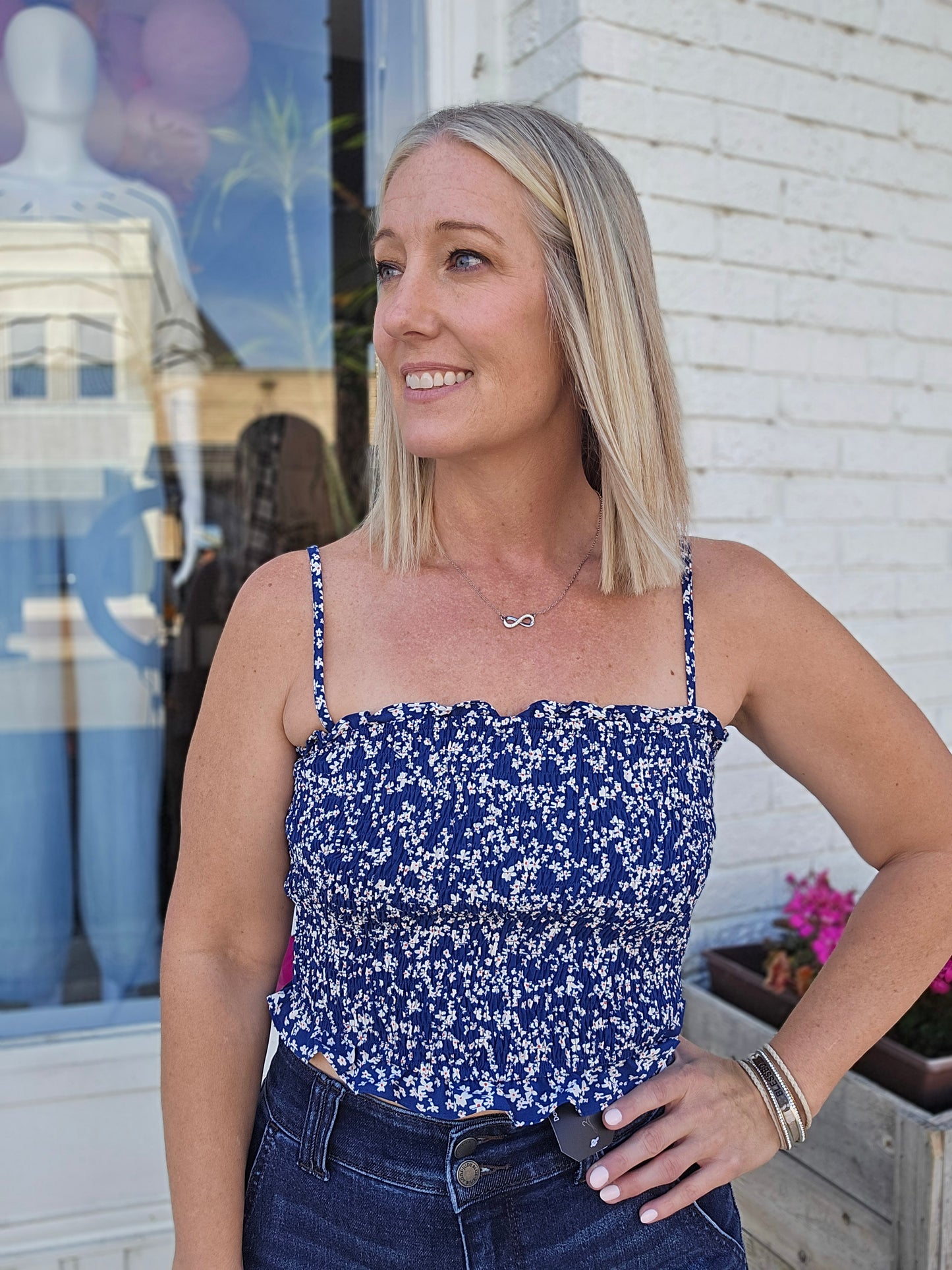 Smocked Cami Top
