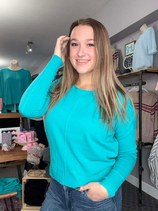 Gorgeous Front Seam Soft Sweater