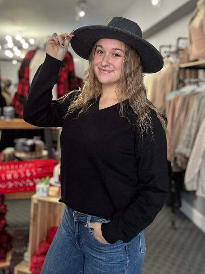 V-Neck Pretty Sweater