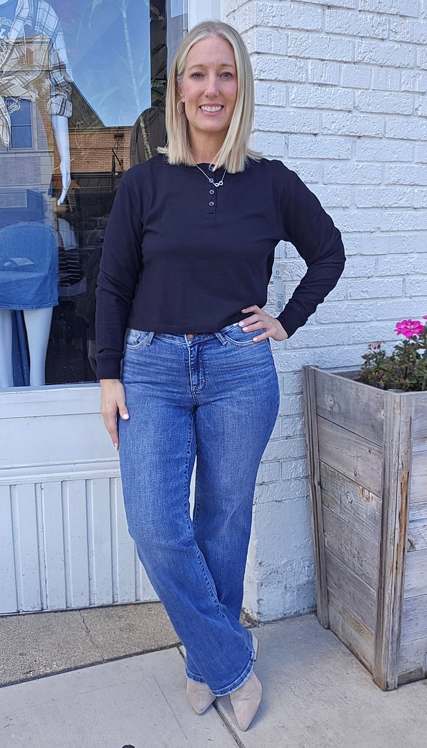 Reg/Plus HW V-Front "Vintage Wash" Straight