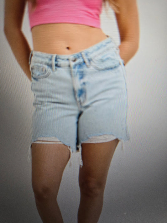 Judy Blue HW Rigid Magic Dad Shorts