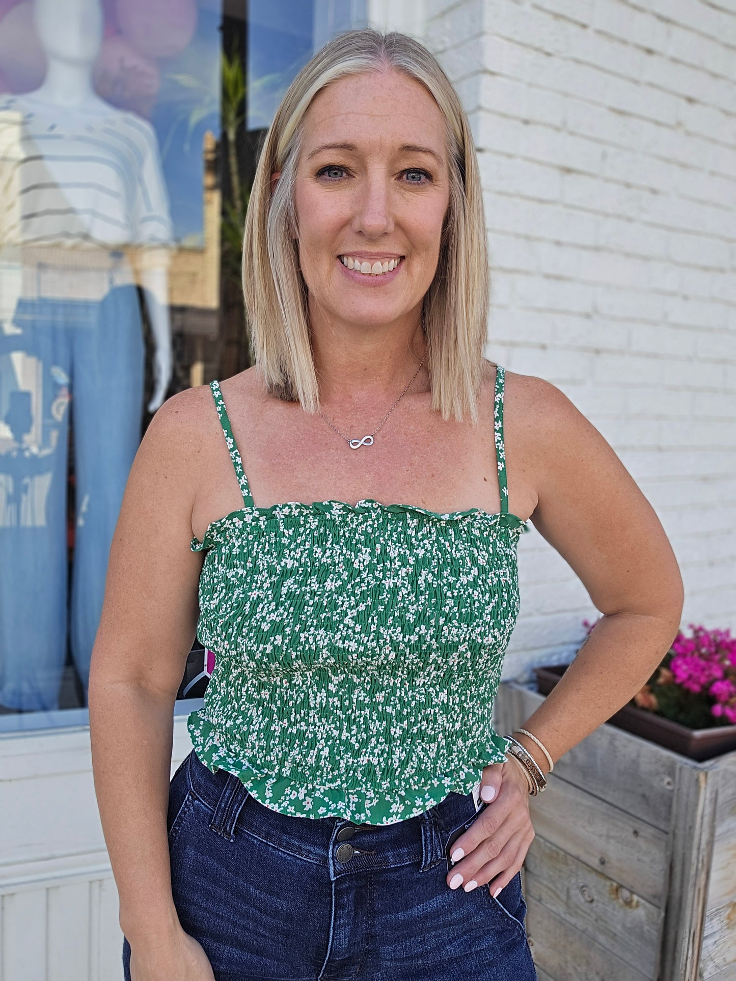 Smocked Cami Top
