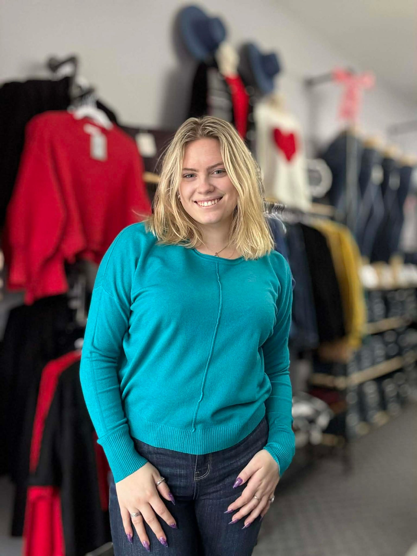 Gorgeous Front Seam Soft Sweater